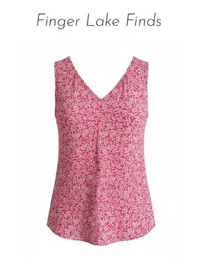 Candies Pink Sleeveless Blouse, XL